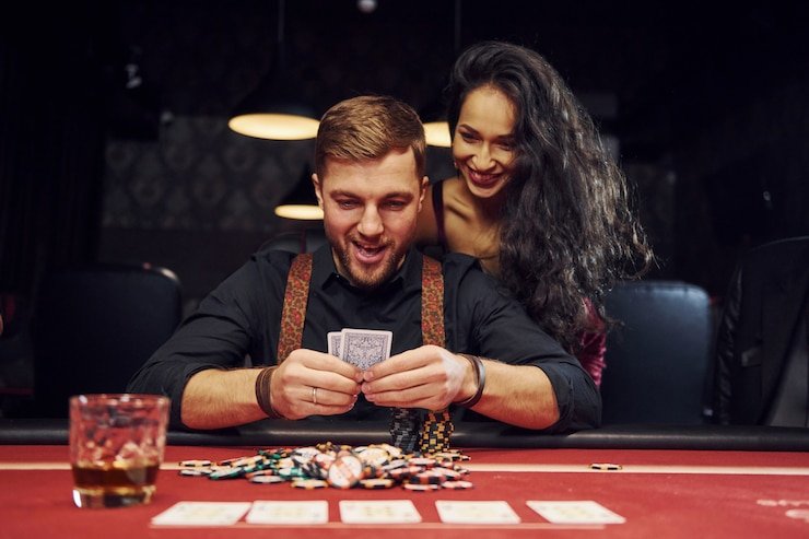 Live casino dealer and sports betting interface