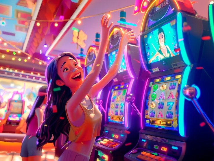 Live dealer spinning roulette wheel on metroslot